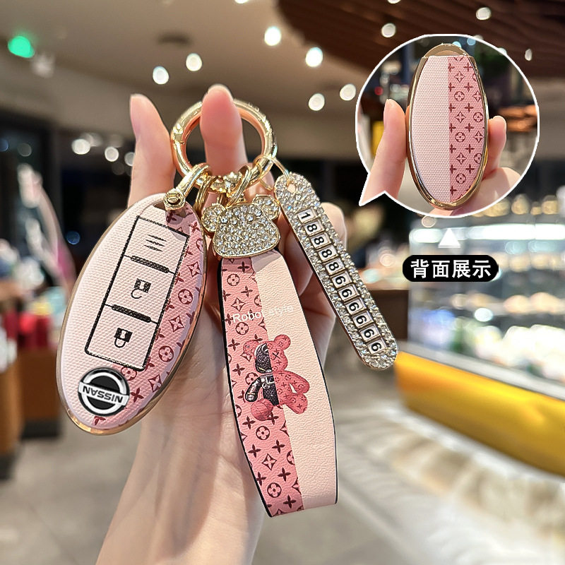 适用于日产奇骏钥匙套天籁尼桑骐车用钥匙包