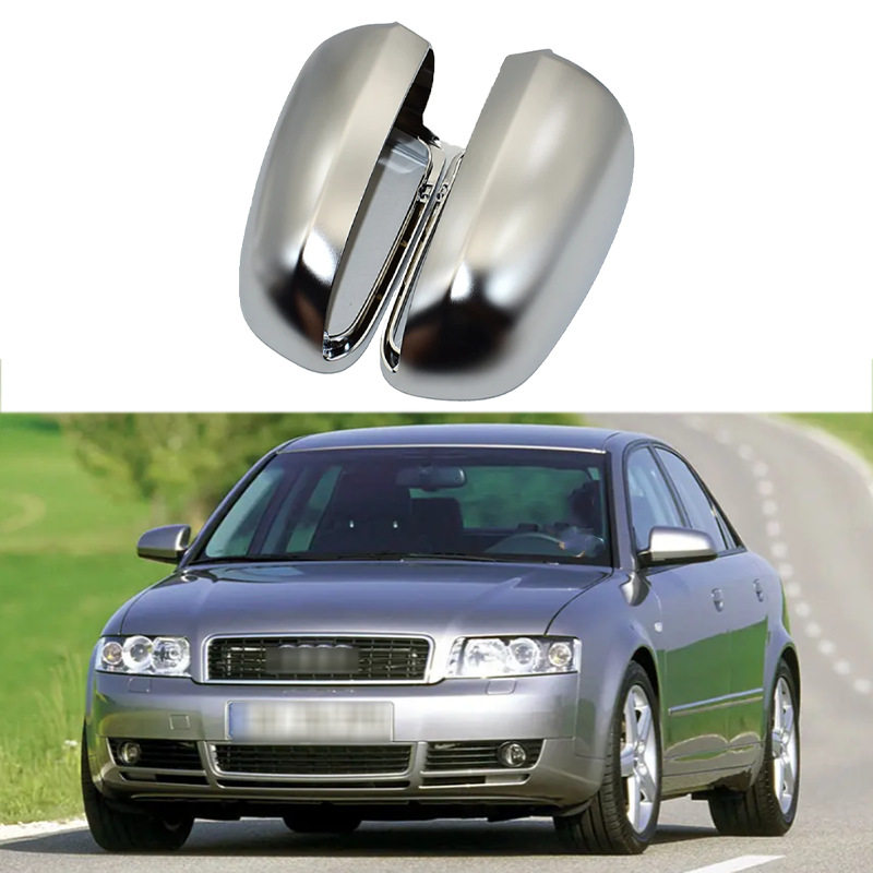 适用于03-04款Audi A4 B6 B7 A6 C6 S4后视镜盖倒车镜后壳罩替换
