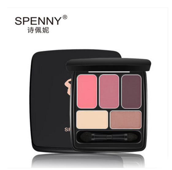Spenny/ Poetry Petunia Modern 5 Matte Eye shadow Peach makeup Earth colors Pink Not bloomingin the Makeup/Perfume/Beauty tools , Eyeshadow  category - from Buy2taobao.com to provide professional Taobao agent buy service