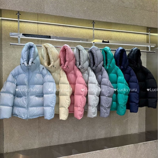 面包服外套 百搭时尚 韩版 泡芙连帽高级感羽绒服女2025年新款