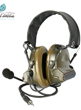 ZTAC战术C2/C3环保通讯版造型Comtac III耳机拾音降噪头戴式带麦