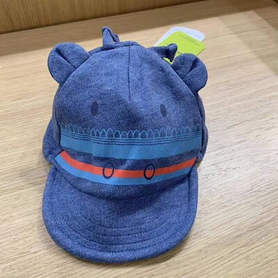 Hallmark贺曼专柜正品春秋婴儿男宝宝纯棉帽子鸭舌帽卡通棒球帽bl