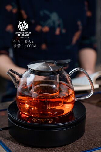 鑫凤祥加厚高硼硅耐热玻璃煮茶壶