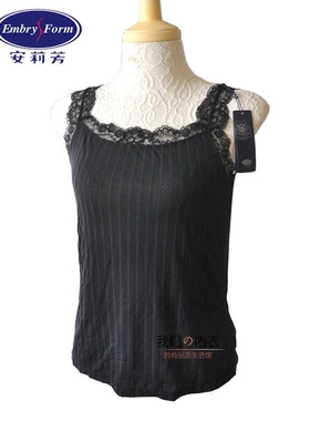 安莉芳品牌15款 ED0219蕾丝花边吊带上衣 打底背心 吊牌价499