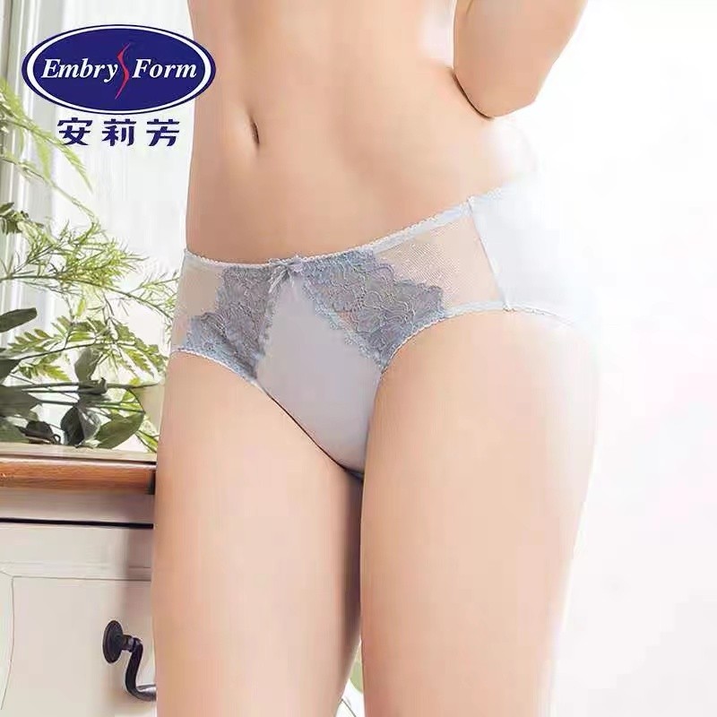 安莉芳三角裤牛奶丝滑内裤低腰