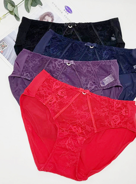 安莉芳商场同款女士内裤性感轻薄通透蕾丝低腰三角裤E12901