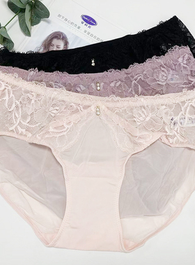 安莉芳EB00366/EB3720/EB1108配套性感蕾丝低腰内裤三角裤E11081