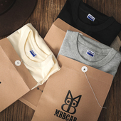 T恤纯色简约打底衫 窄幅MBBCAR 日本重磅厚实纯棉面料圆领短袖 男女