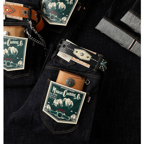 MBBCAR窄幅赤耳丹宁16.5OZ牛仔裤