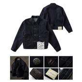 窄幅 MBBCAR TYPE1赤耳丹宁夹克 十二章纹 12周年限定25OZ破斜506