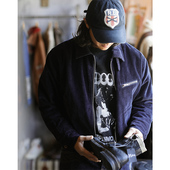 灯芯绒系列8W300G哈灵顿Drizzler短宽通勤老钱复古夹克MBBCAR窄幅