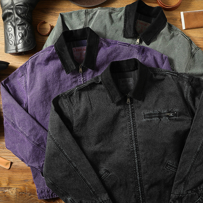 MBBCAR窄幅底特律外套工装夹克