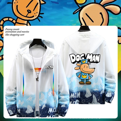 DOGMAN神探狗狗周边防晒衣服男女夏季可爱百搭休闲动漫外套痛衣服
