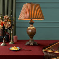 凡丁堡欧式台灯卧室奢华复古美式台灯卧室网红床头灯客厅乡村创意