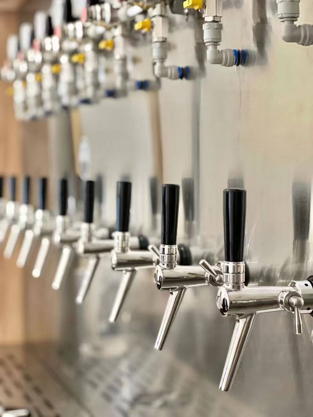 304不锈钢精酿啤酒龙头酒头啤酒墙麦克罗酒头可调消泡扎啤机龙头