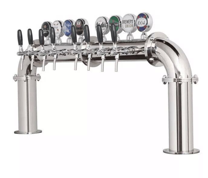 六头门型酒柱不锈钢酒柱黑色门型u型酒柱美观大方桥型酒柱