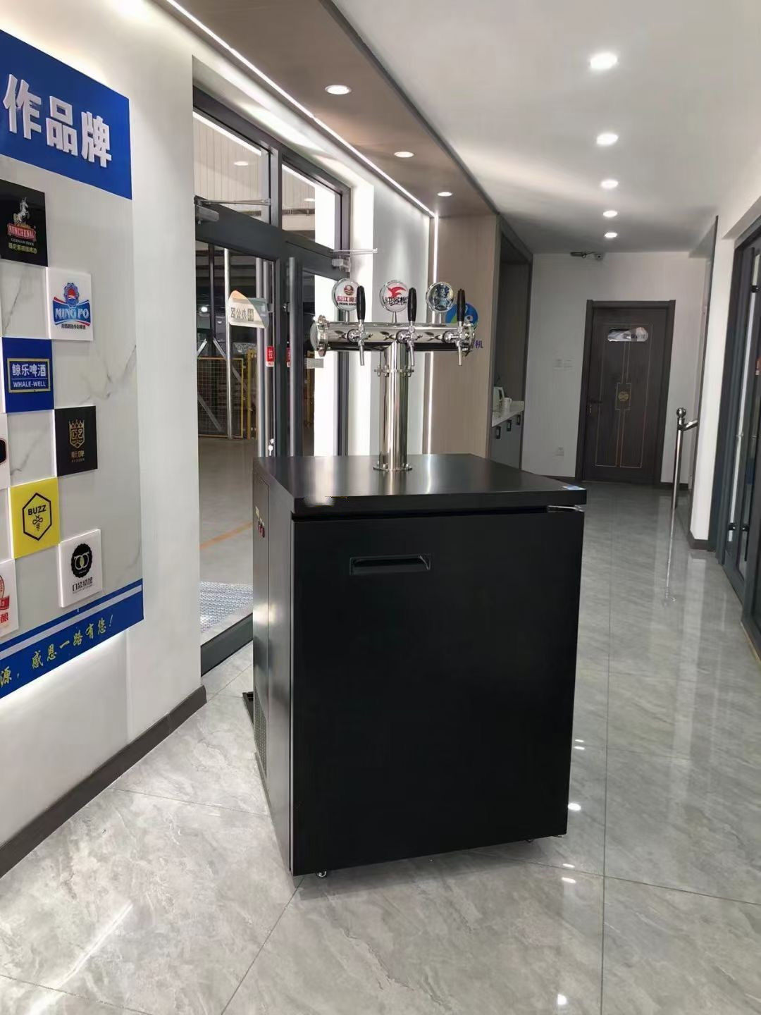三头T酒柱商用风冷水冷一体机精酿啤酒扎啤机啤酒机售酒机泡沫少