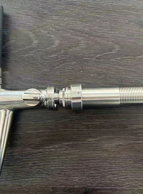 304不锈钢迈克罗酒头Ctype加长杆啤酒墙穿墙管Mircomatic酒头酒墙