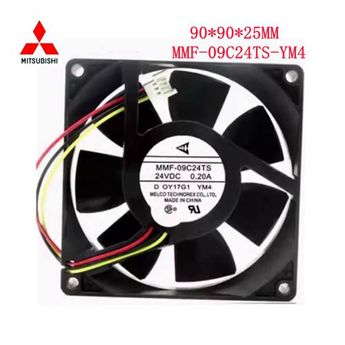 全新原装安川变频器风扇MMF-09C24TS-YM4 DC24V 0.2A 9025现货9CM