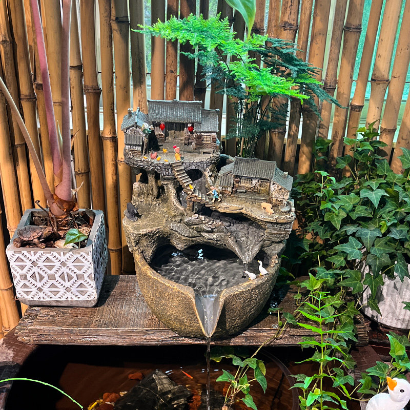 院子造景古法养鱼流水罐水循环鱼缸生态缸流水器摆件景观鱼池过滤,家居饰品,流水摆件,淘宝优惠券,粉丝福利购,淘宝优惠卷