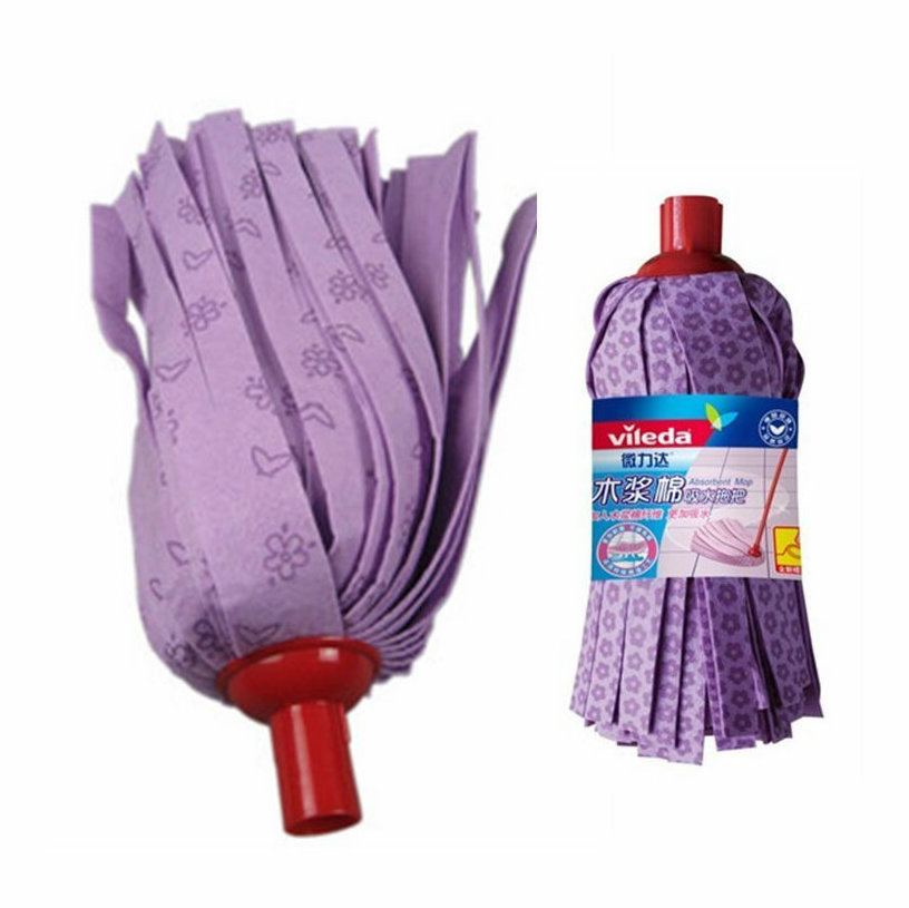 微力达木浆棉拖把头不伤地板正品