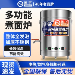 扬子煮面炉商用电热燃气煮面桶熬骨头汤麻辣烫菜保温节能桶煲汤炉