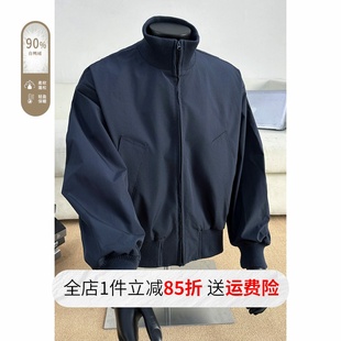 90%白鸭绒美式飞行员羽绒服男士cleanfit高级感痞帅短款夹克外套
