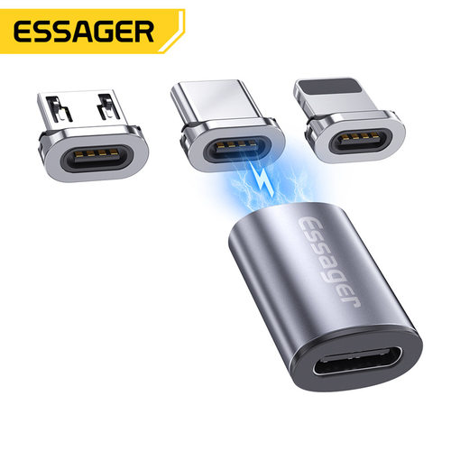 ESSAGER磁吸三合一数据线转换头