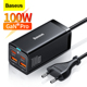 GaN Baseus iPhone14Pro Laptop Plug Charger Max Desktop 100W Charger桌面欧规充电器插头适用MacBook