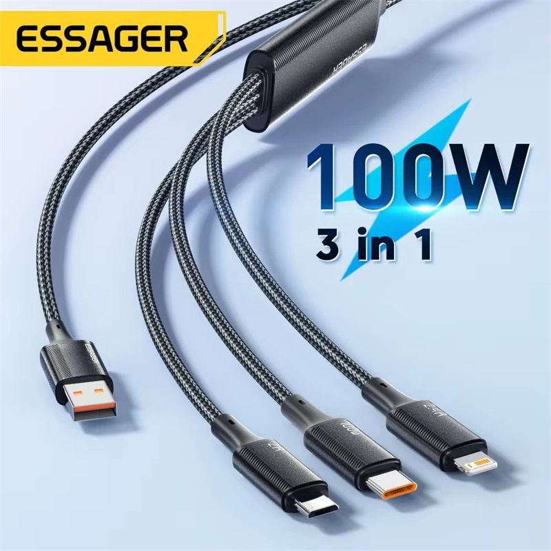 100W3in1USBCCable