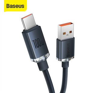 Baseus 100W USB Type C Cable Supercharge 6A Charging USB-C Charger数据线超级快充充电线器适用华为P80