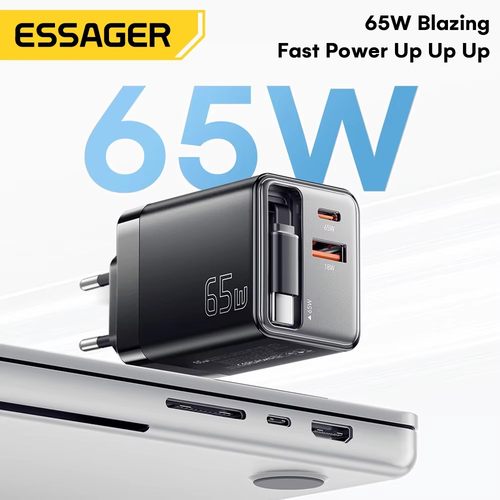 ESSAGER65W自带线USBC充电器