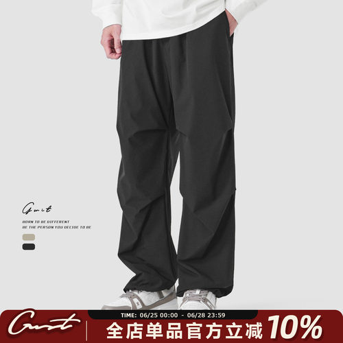 GWIT薄款垂感登山户外轻薄伞兵裤
