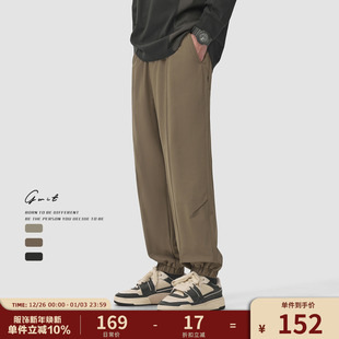 运动透气束脚休闲裤 GWIT 工装 春秋美式 男 户外三防软壳垂感登山裤