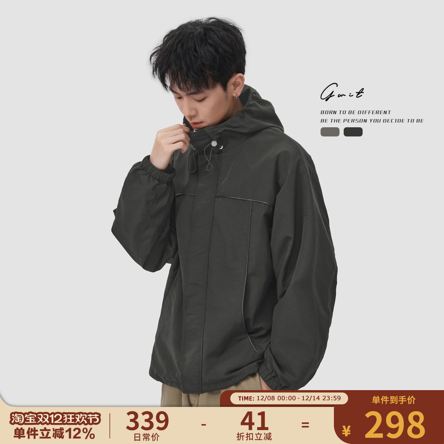 GWIT软壳三防户外复古运动夹克