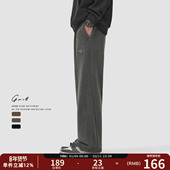 重磅高密摇粒绒冬季 保暖休闲裤 加绒加厚美拉德男士 GWIT 运动卫裤