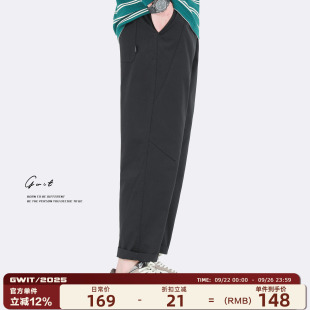 新款 轻薄夏季 美式 直筒潮流小脚工装 男 GWIT 休闲九分裤 高捻水洗棉