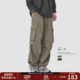 美式 复古垂感登山户外工装 大口袋伞兵裤 GWIT 抽绳束脚休闲裤 男