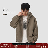 GWIT 美拉德Vintage加绒夹克冬季 保暖棉服座山雕加厚连帽外套男