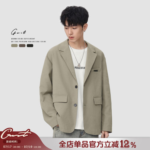 GWIT复古休闲西装外套