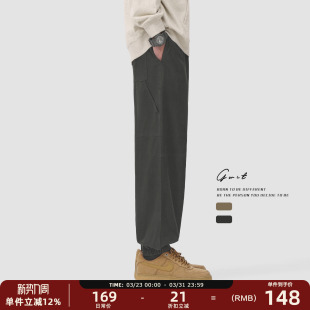 裤 cargo重工水洗做旧春秋潮牌休闲vintage束脚工装 男 美式 GWIT