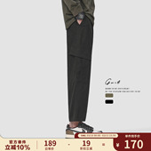 九分裤 GWIT 重工复古水洗做旧直筒休闲潮牌大口袋工装 美式 男 夏季
