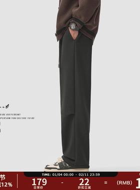 GWIT 重磅奥粒绒加厚运动伞兵裤冬季保暖加绒卫裤垂感男士休闲裤