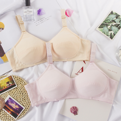 中老年轻薄透气纯色妈妈内衣