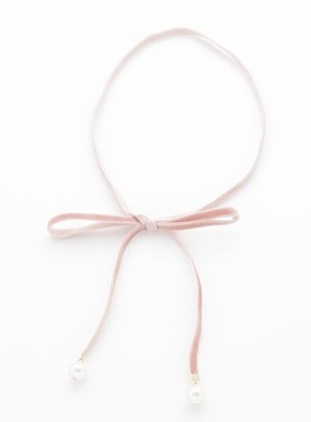 无扣锁骨链珍珠吊坠秋冬新品