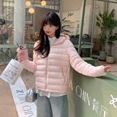 韩系90白鸭绒轻薄保暖排骨羽绒服外套女生 新款 ANA宝藏珍妮 冬季