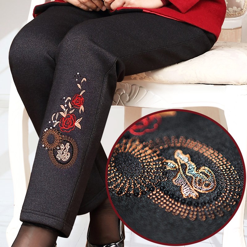 中老年人棉裤春装加厚加绒女装60-70-80岁妈妈裤子老人奶奶保暖裤|msdalam kategori Butik wanita / wanita, seluar, seluar santai - dari Buy2taobao.com untuk memberikan perkhidmatan ejen Taobao profesional membeli