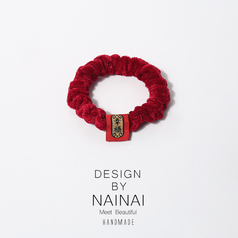 新款红色肠圈好运发绳高马尾发圈幸运发饰品可爱百搭橡皮筋头饰女,饰品/流行首饰/时尚饰品新,发饰,淘宝优惠券,粉丝福利购,淘宝优惠卷