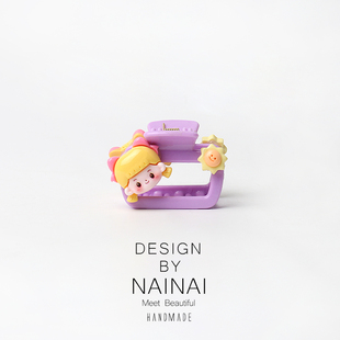 甜美可爱元气小女孩抓夹刘海碎发夹小号小清新百搭发饰品发卡发抓