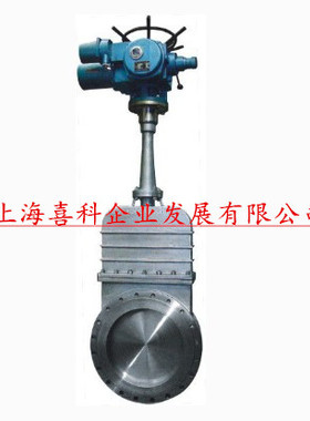 DMZP73H/DMZ973F/DMZP73X/DMZP73Y对夹式 暗杆电动刀型闸阀